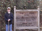 Nick Barber at the start of our hike on March 9th